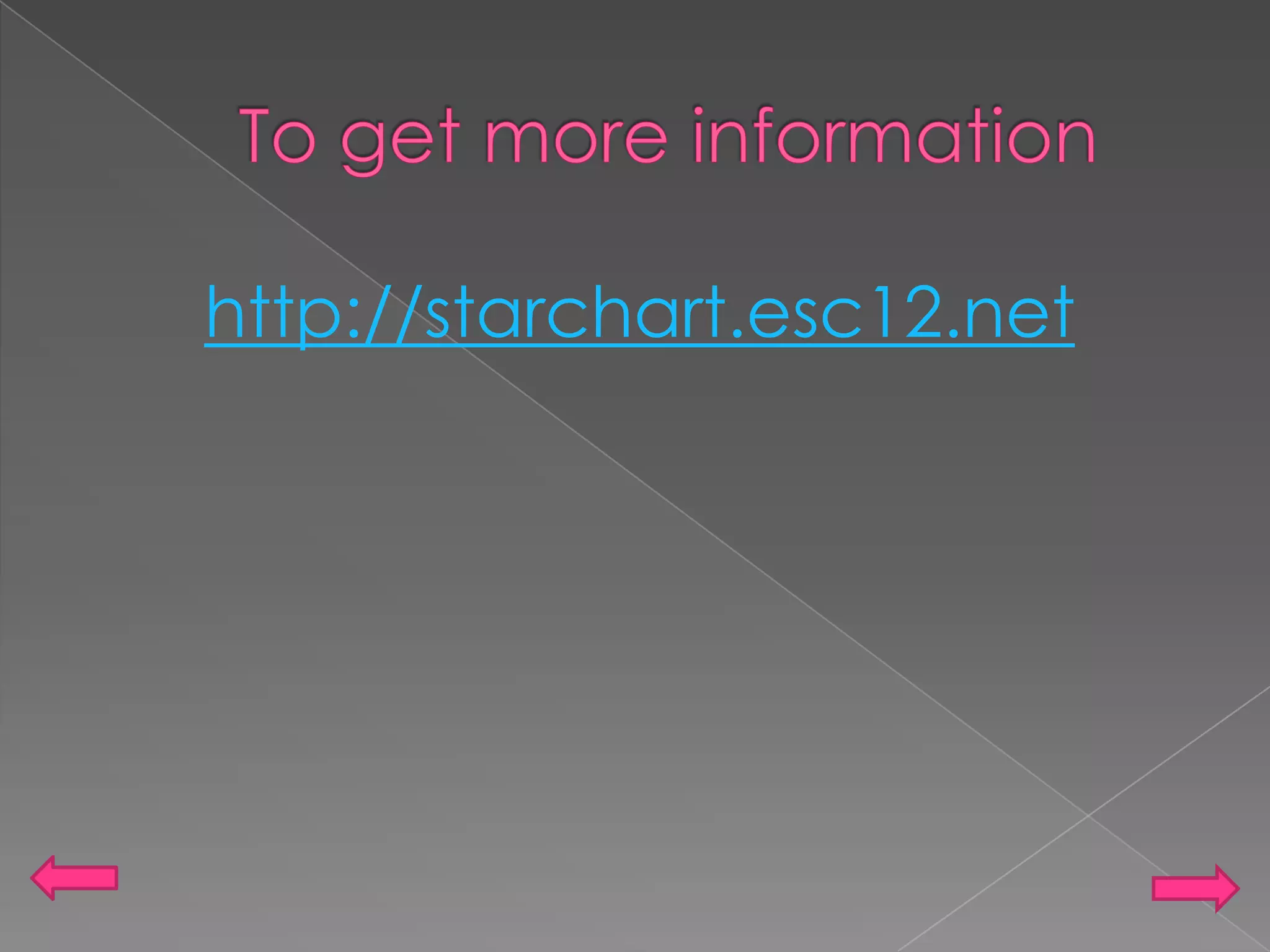 To get more informationhttp://starchart.esc12.net