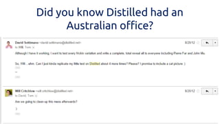 Did you know Distilled had an Australian office?  