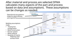Using DFMA software for injection molded parts.pptx