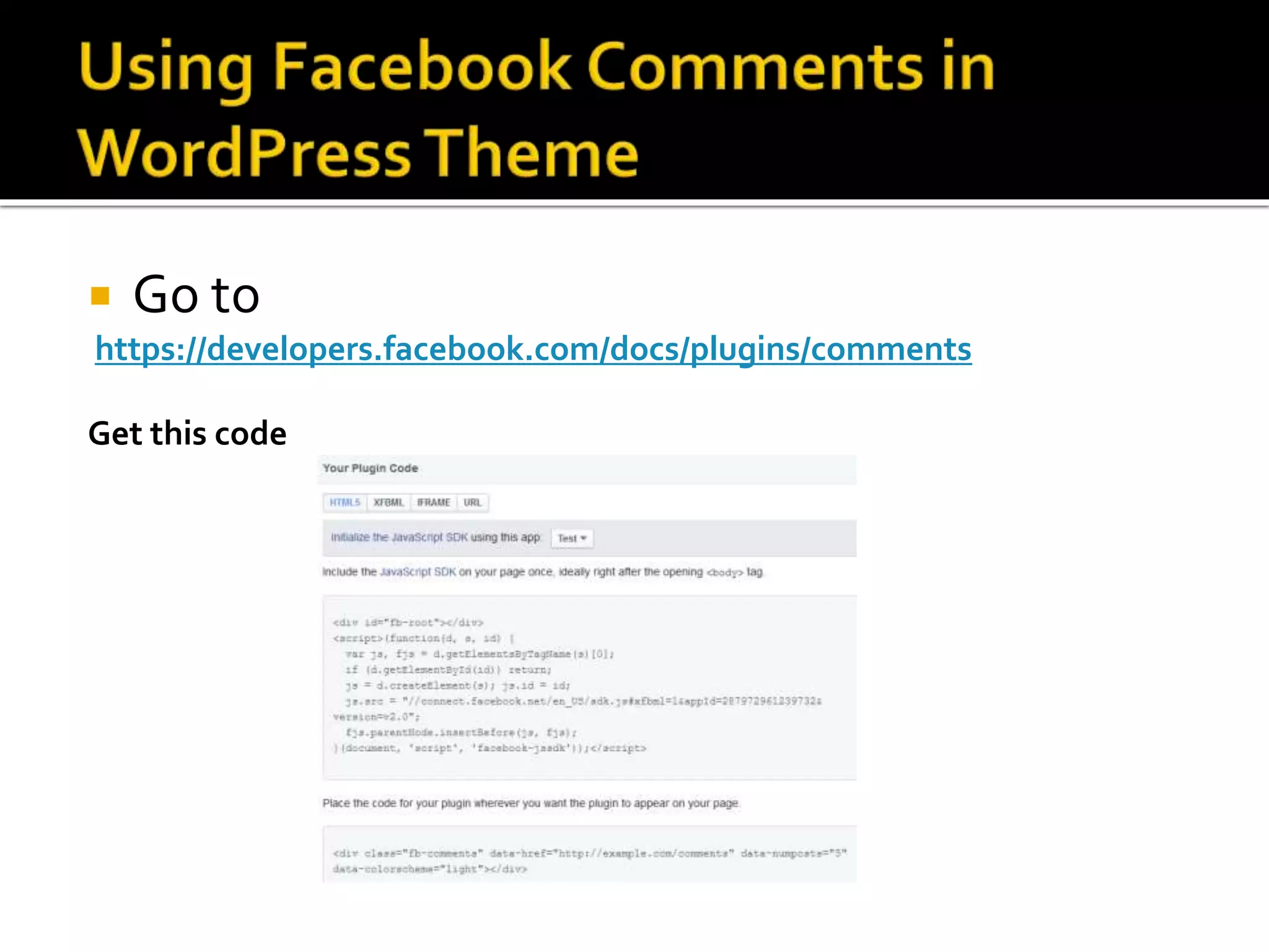  Go to
https://developers.facebook.com/docs/plugins/comments
Get this code
 