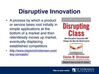 Using Disruption to Stay on Course (for Liberal Education)