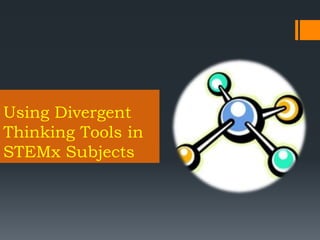 Using Divergent
Thinking Tools in
STEMx Subjects

 