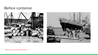 Before container
From：https://en.wikipedia.org/wiki/Stevedore
 