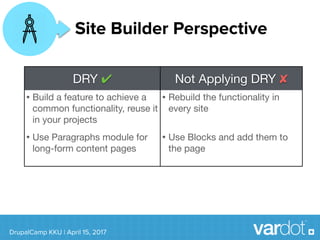 Using DRY (Don't Repeat Yourself) Principle in Drupal 8 Site Life Cycle ...