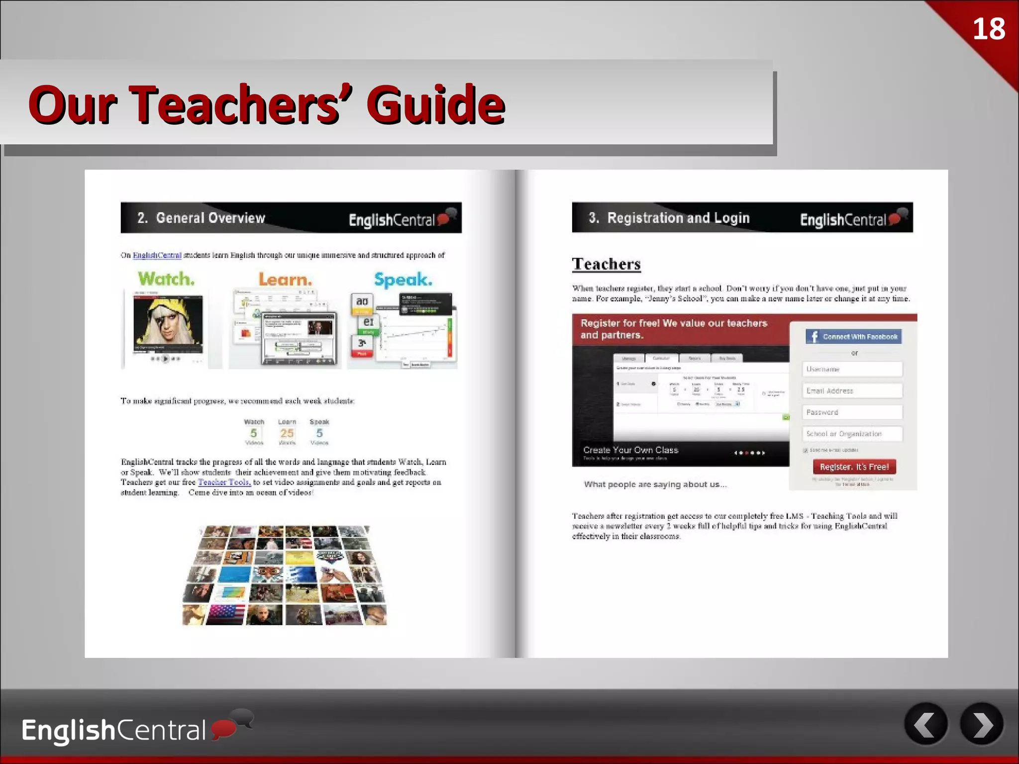18

Our Teachers’ Guide
 