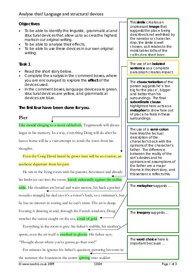 Using effective language and structure