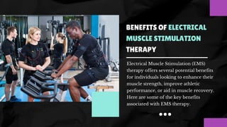 Benefits of Electrical Muscle Stimulation (EMS) for Muscle Recovery