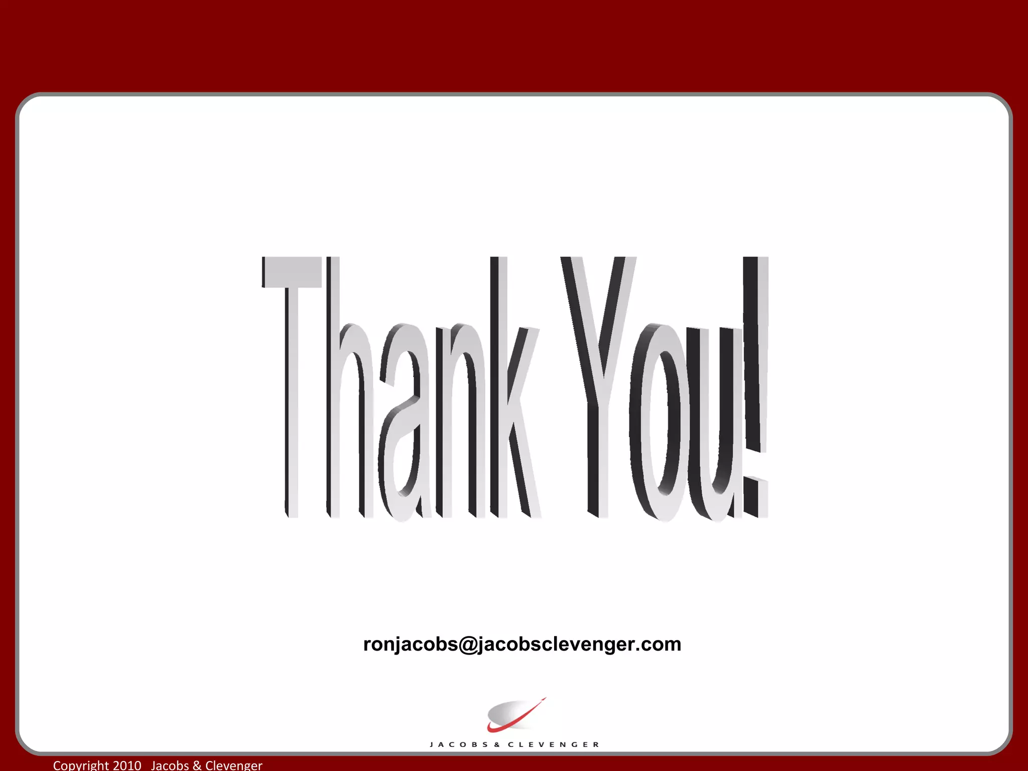 Thank You! [email_address] 