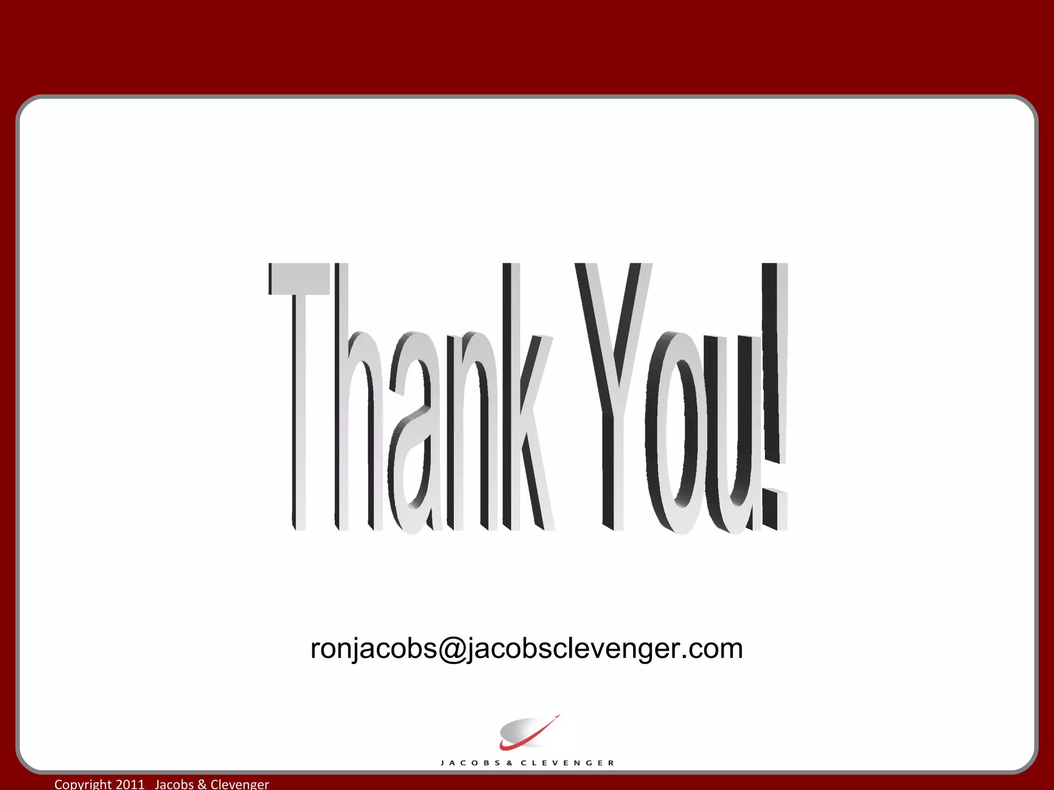 Thank You! [email_address] 