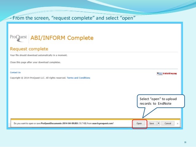 endnote online search connection