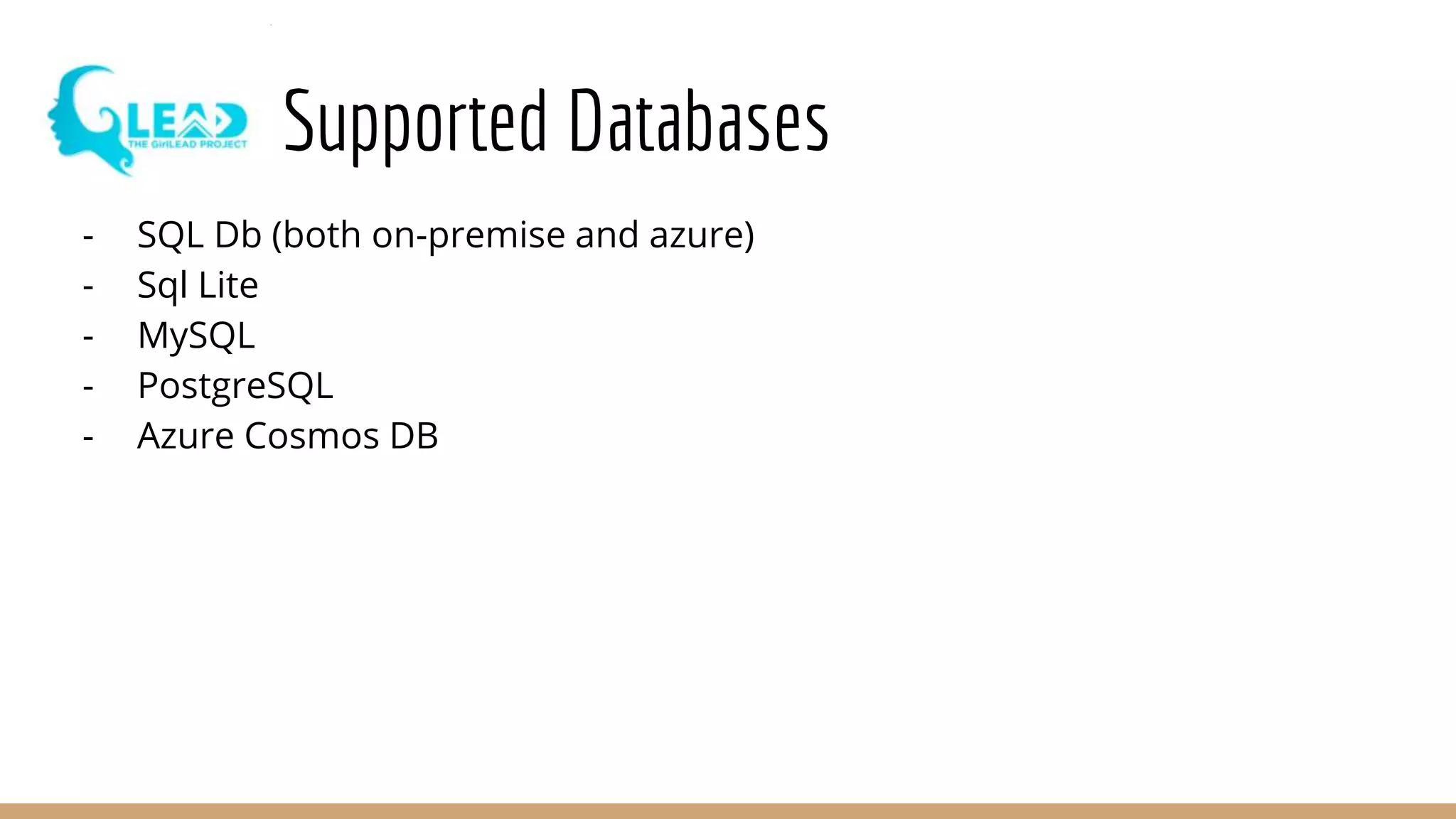 Using entity framework core in .net
