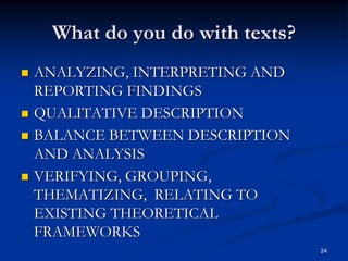 Using ethnographic methodology in theological research (2) | PPT