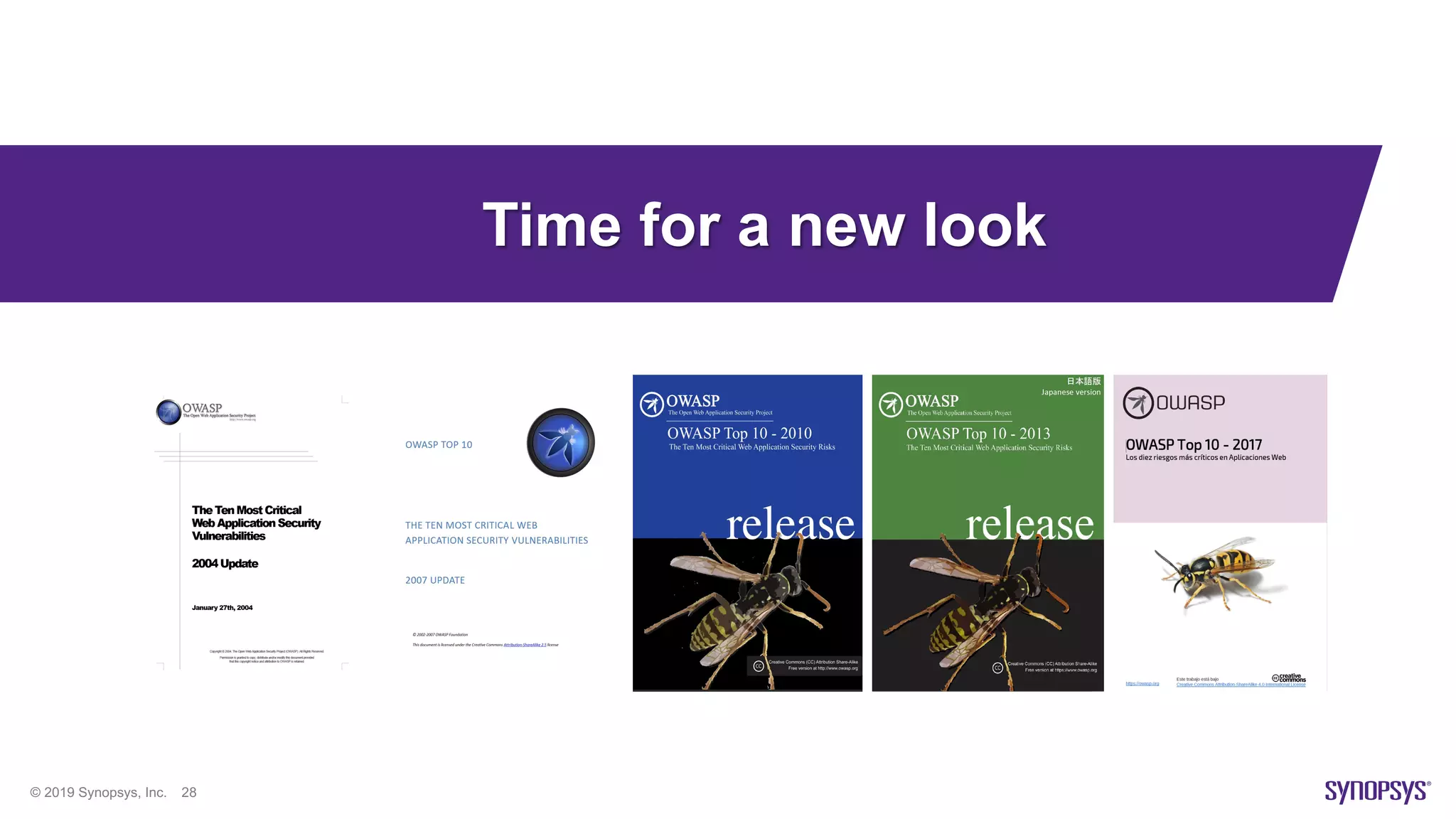 © 2019 Synopsys, Inc. 28
Time for a new look
 