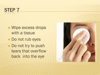 Using eye drops | PDF