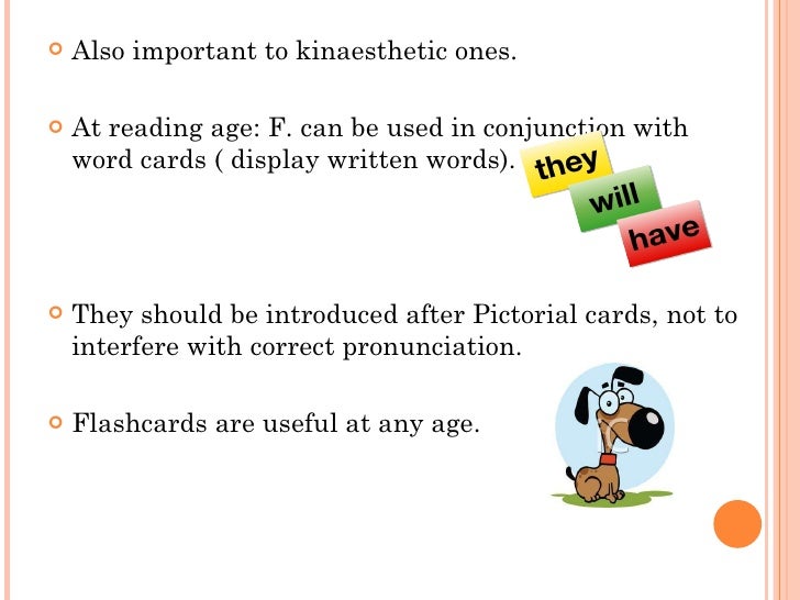 Using flashcards