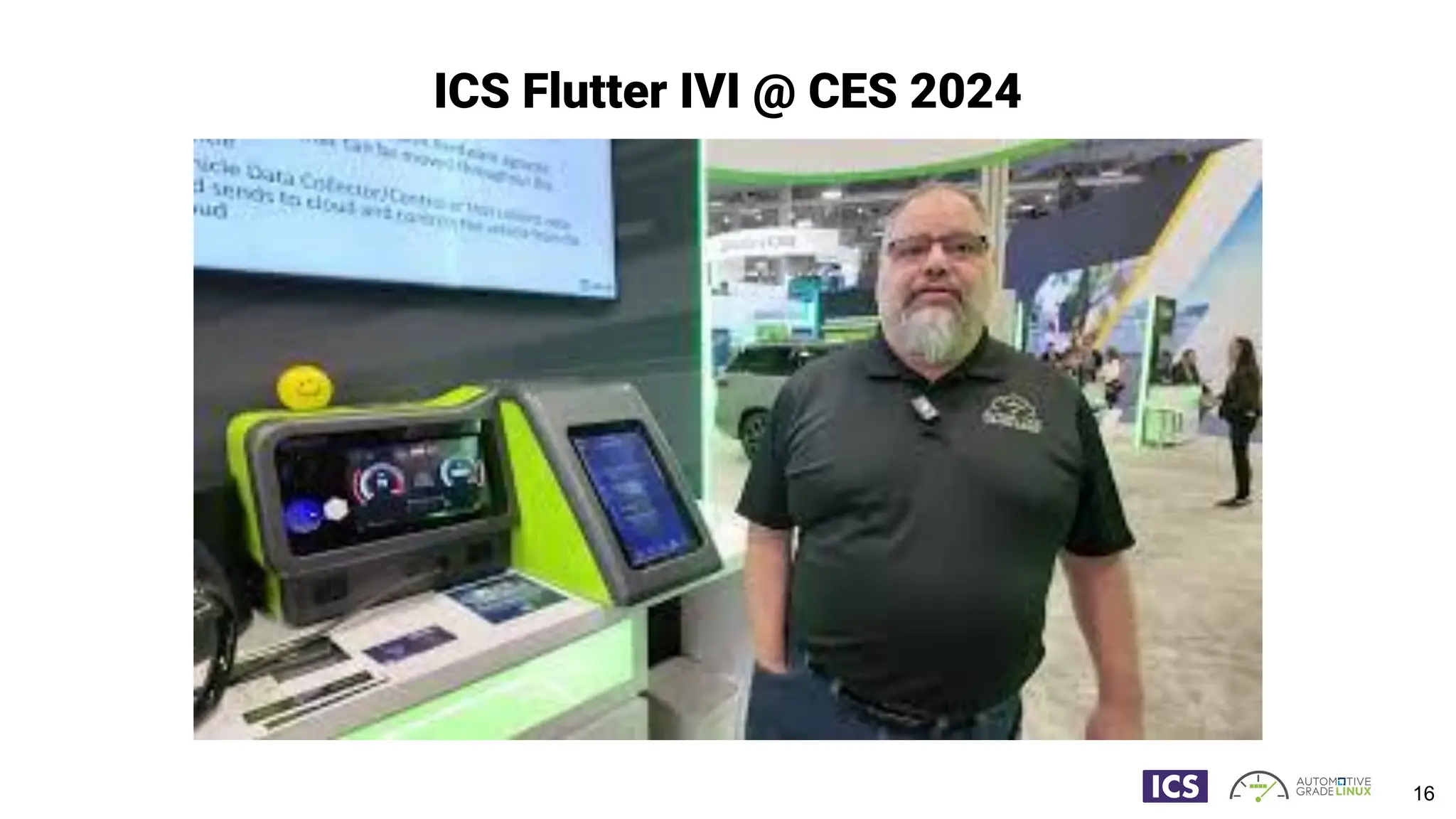 ICS Flutter IVI @ CES 2024
16
 