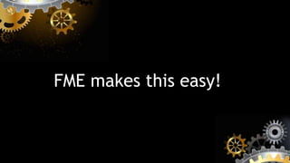 FME makes this easy!
 