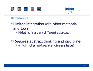 Using formal methods in Industrial Software Development | PDF
