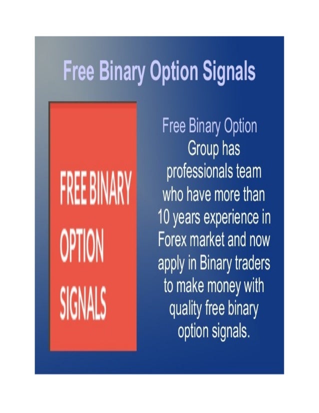 Binary option signals trial