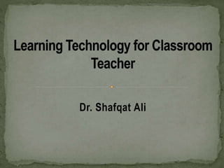 Dr. Shafqat Ali
 