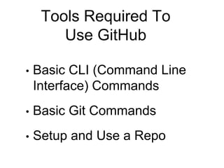 Using Git to Organize Your Project | PPTX
