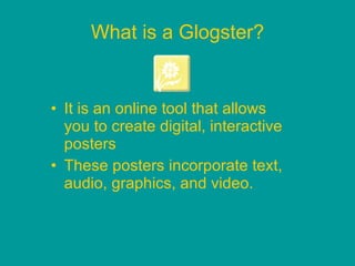Using Glogster In The Classroom Ppt Using Glogster In The Classroom Ppt