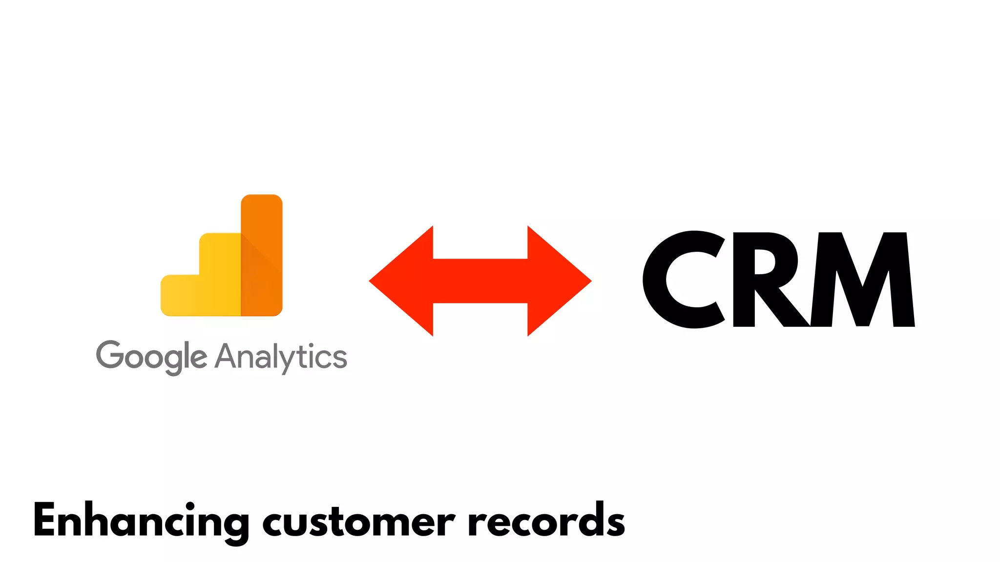 CRM
Enhancing customer records
 