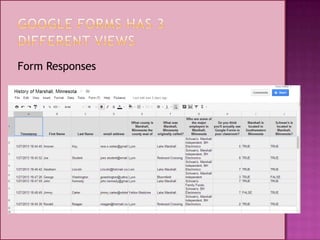 Form Responses
 