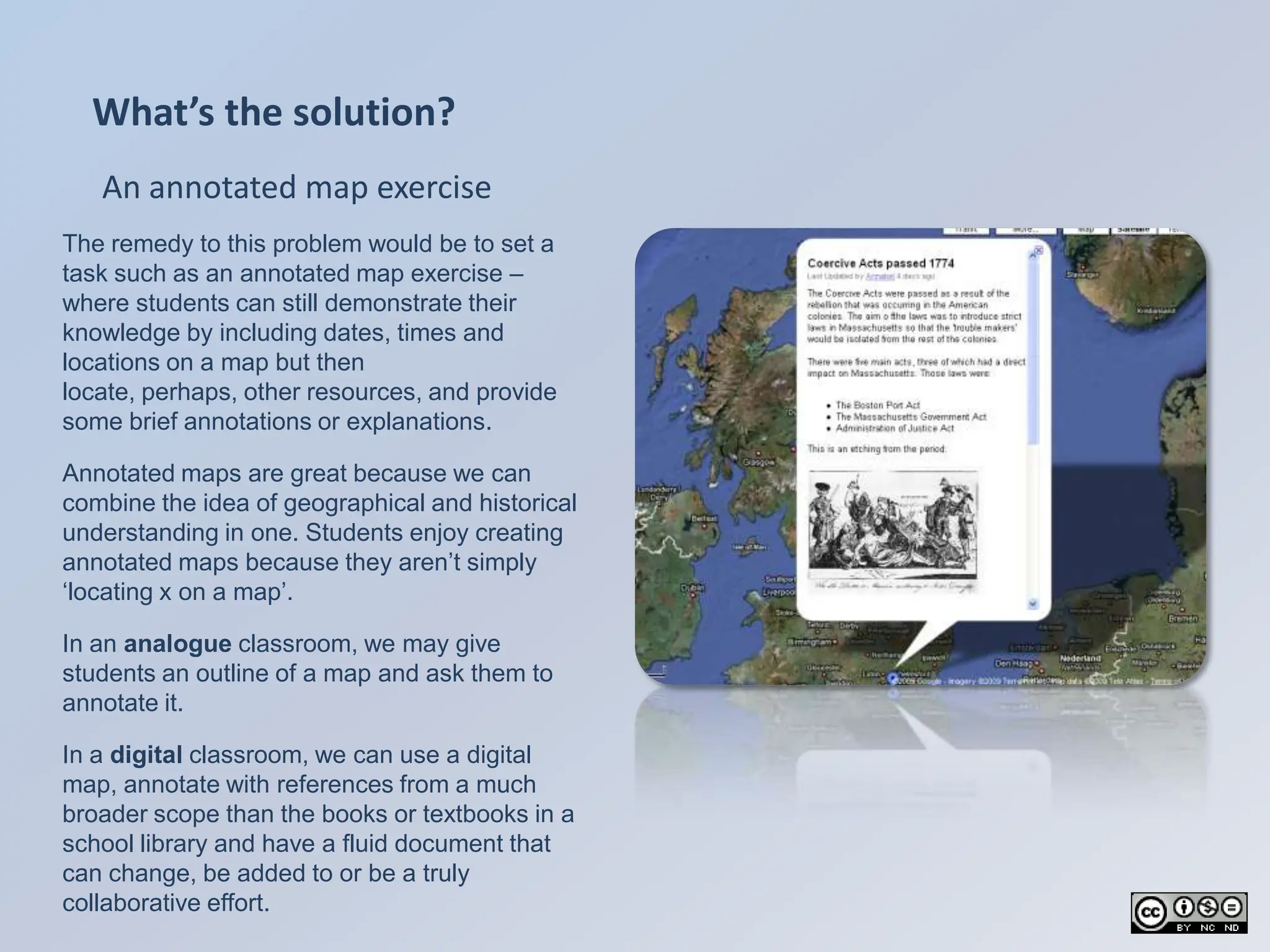 Using Google Maps For Your History Class