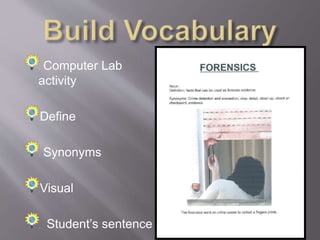 Graphic organizers
support class
objectives
Templates don’t
replace objectives.
 
