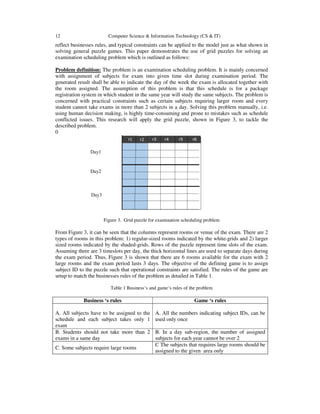 Using Grid Puzzle to Solve Constraint-Based Scheduling Problem | PDF
