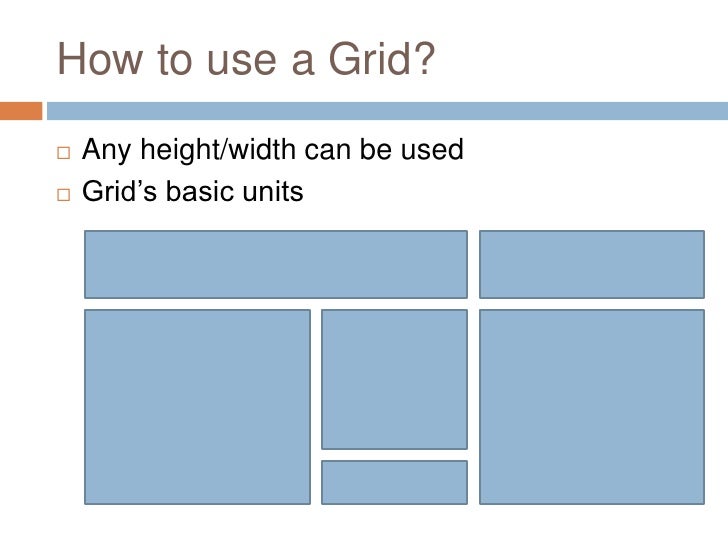 Using Grids For Layout