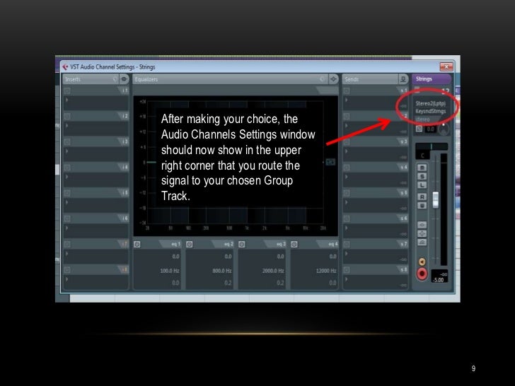 Using group and folder tracks in cubase