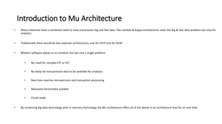Using Hazelcast in the Kappa architecture | PDF