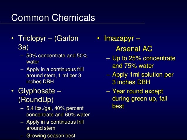 Garlon 4 Herbicide Application Rates