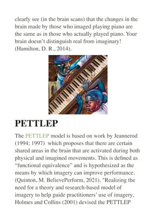 Pettlep Example Using hypnosis and imagery to enhance gymnastic performance | PDF