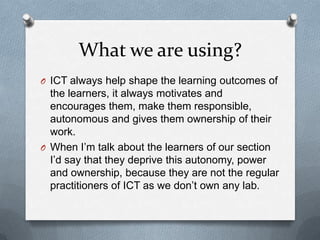 Using ICT in teaching and learning | PPTX