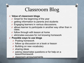 Using ICT in teaching and learning | PPTX
