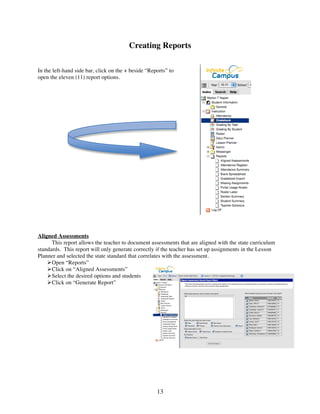 Using Infinite Campus (Revised) | PDF