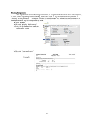 Using Infinite Campus (Revised) | PDF