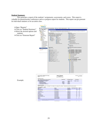 Using Infinite Campus (Revised) | PDF