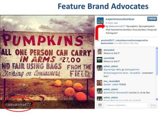 Feature Brand Advocates
 
