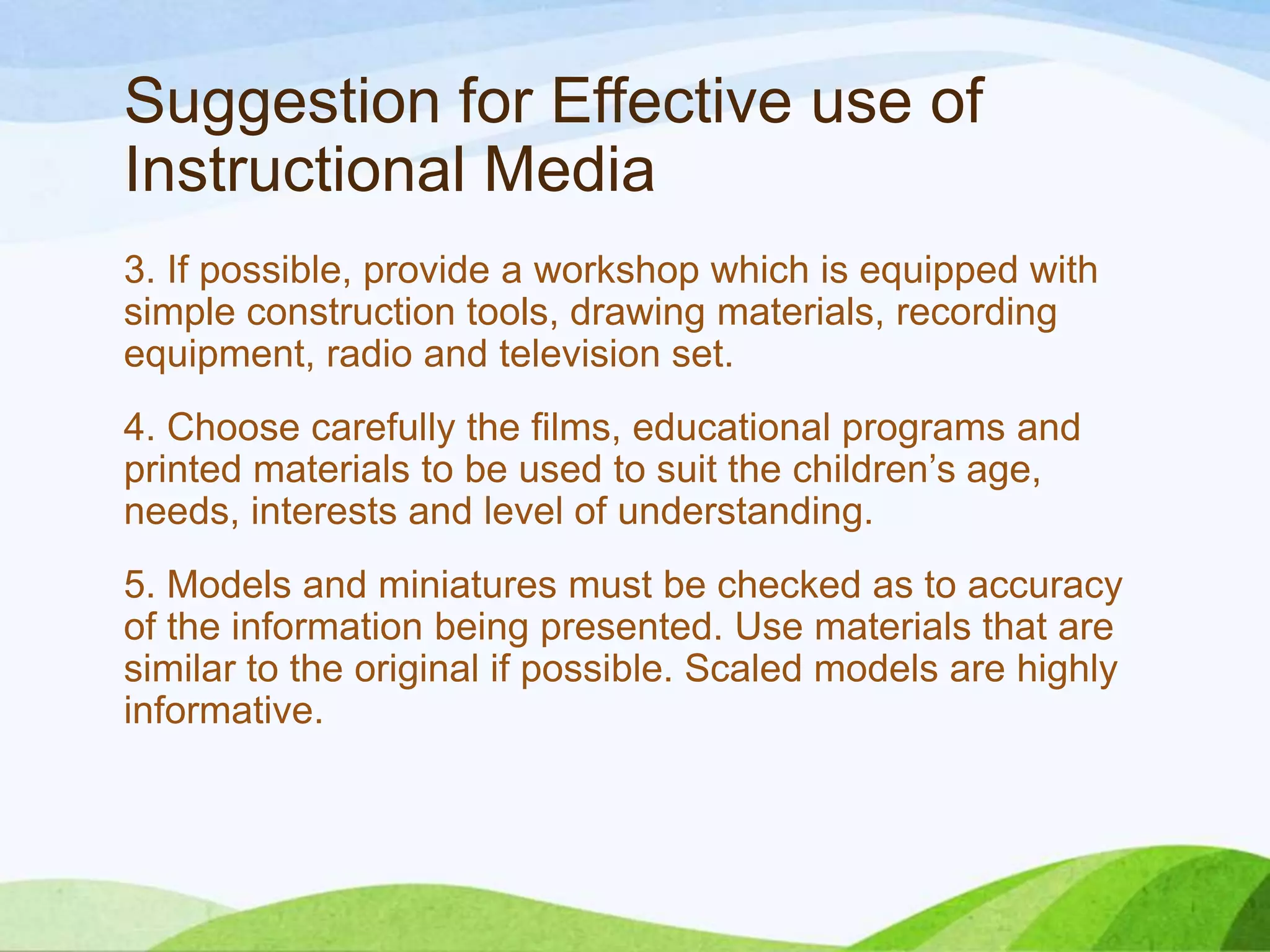 Using instructional media | PPTX