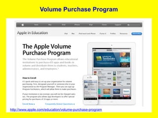 Volume Purchase Program




http://www.apple.com/education/volume-purchase-program
 