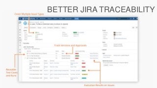 BETTER JIRA TRACEABILITY
 