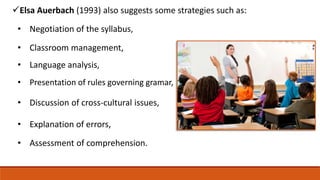 Using L1 in the L2 Classroom | PPTX