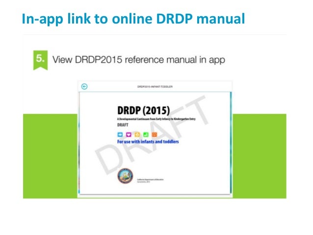 Learning Genie For California DRDP2015