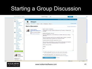 Starting a Group Discussion 