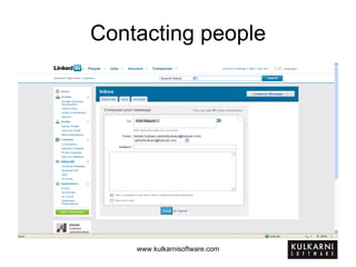 Contacting people 
