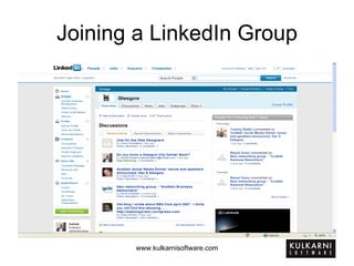 Joining a LinkedIn Group 